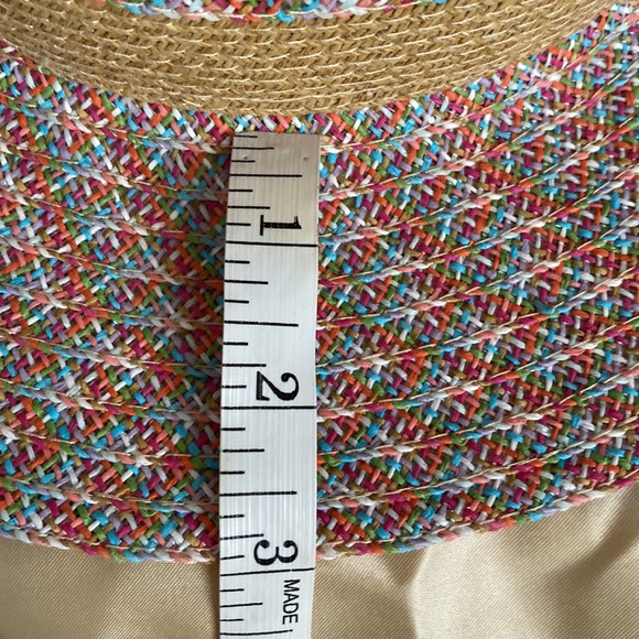 Multicolor straw hat - Picture 10 of 11